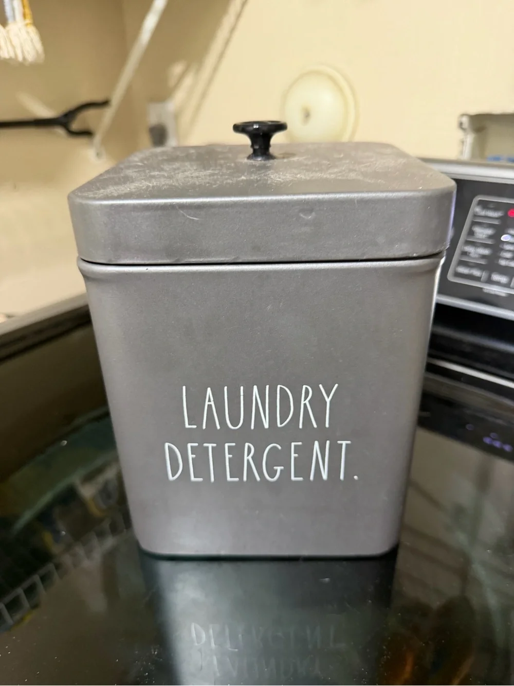 Laundry Detergent Storage Bin - Gray